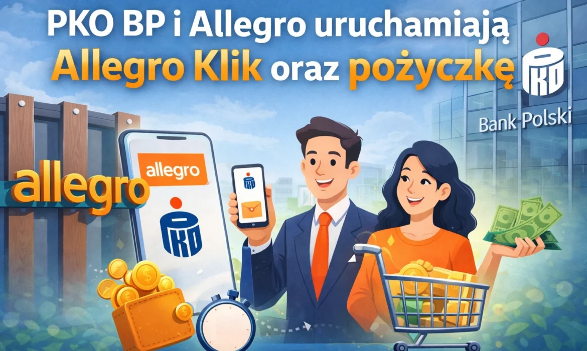 Współpraca PKO Banku Polskiego i Allegro - Allegro Klik oraz szybkie finansowanie dla firm