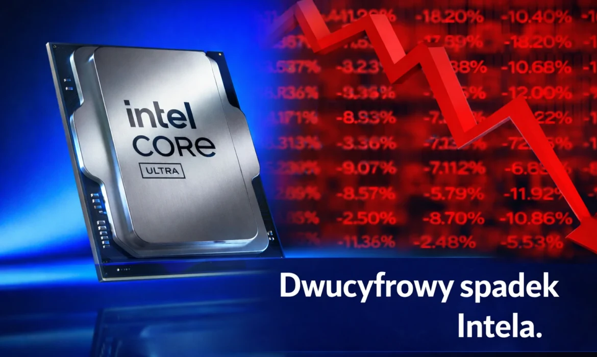 Dwucyfrowy spadek akcji Intela po publikacji słabej prognozy finansowej