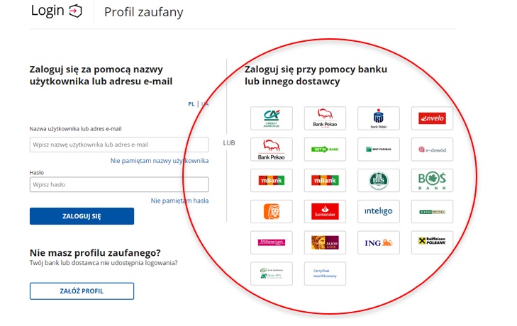 KSeF - Logowanie profilem zaufanym: Poradnik