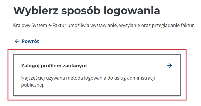 KSeF - Sposób logowania - Poradnik