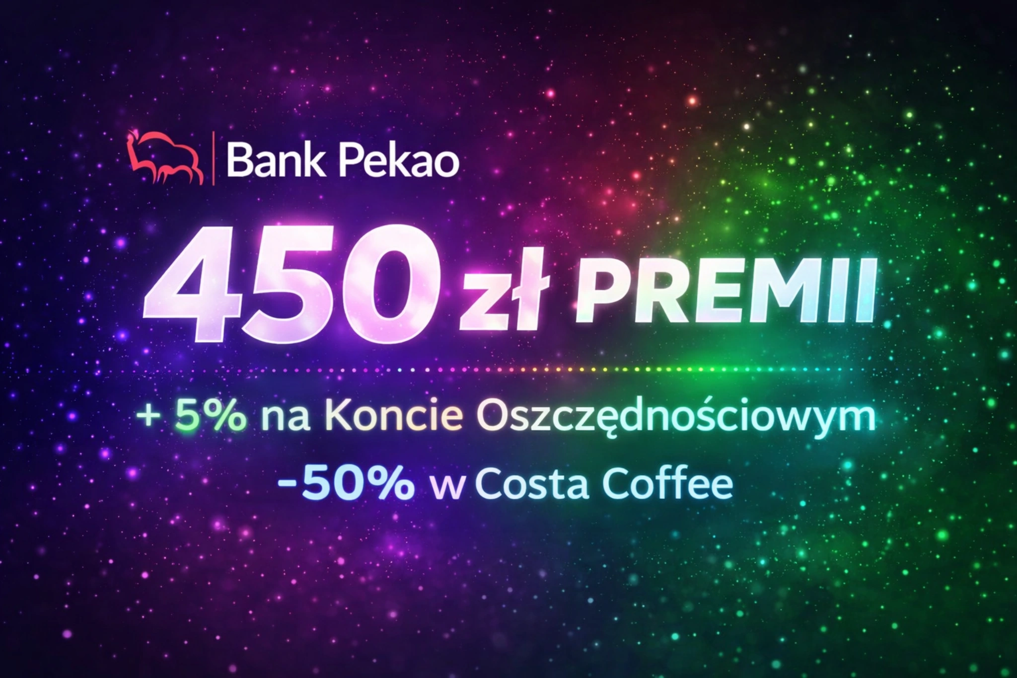 Pekao 450 zł premii