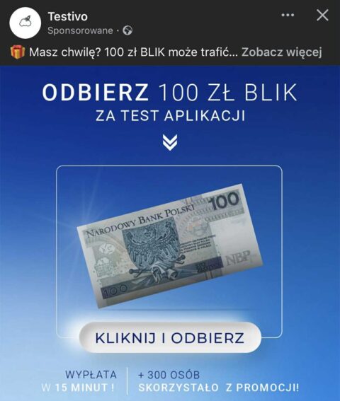 Testivo.pl - Fraud - Testerzy aplikacji - Oszustwo - Program partnerski