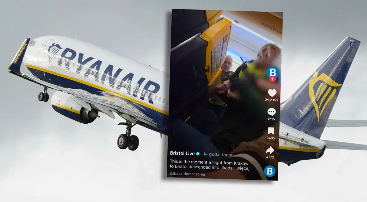 Alkohol w samolotach Ryanair