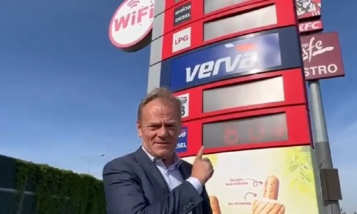Tusk Paliwo TVP