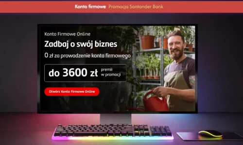 Konto Firmowe Santander | Promocja dla firm do 3600 zł