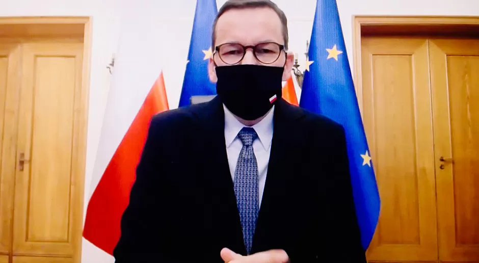 Morawiecki Pandemia Pfizer
