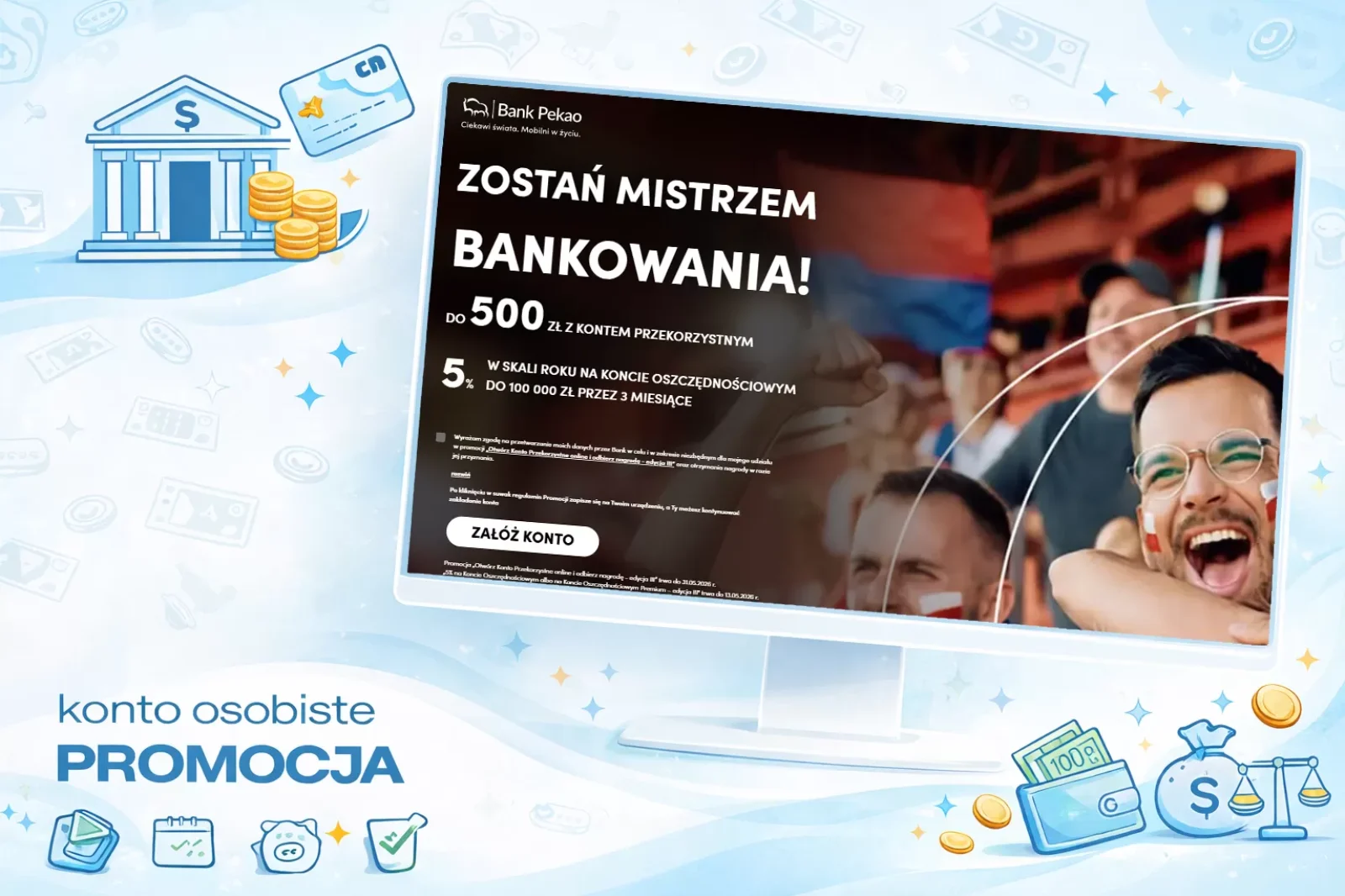 Promocja PEKAO 500 zł premii | BankMoney