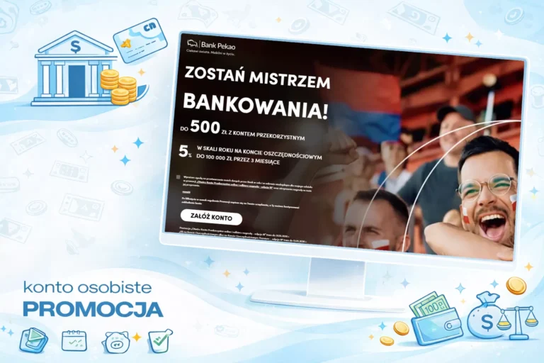 Promocja PEKAO 500 zł premii | BankMoney Promocja PEKAO 500 zł premii | BankMoney