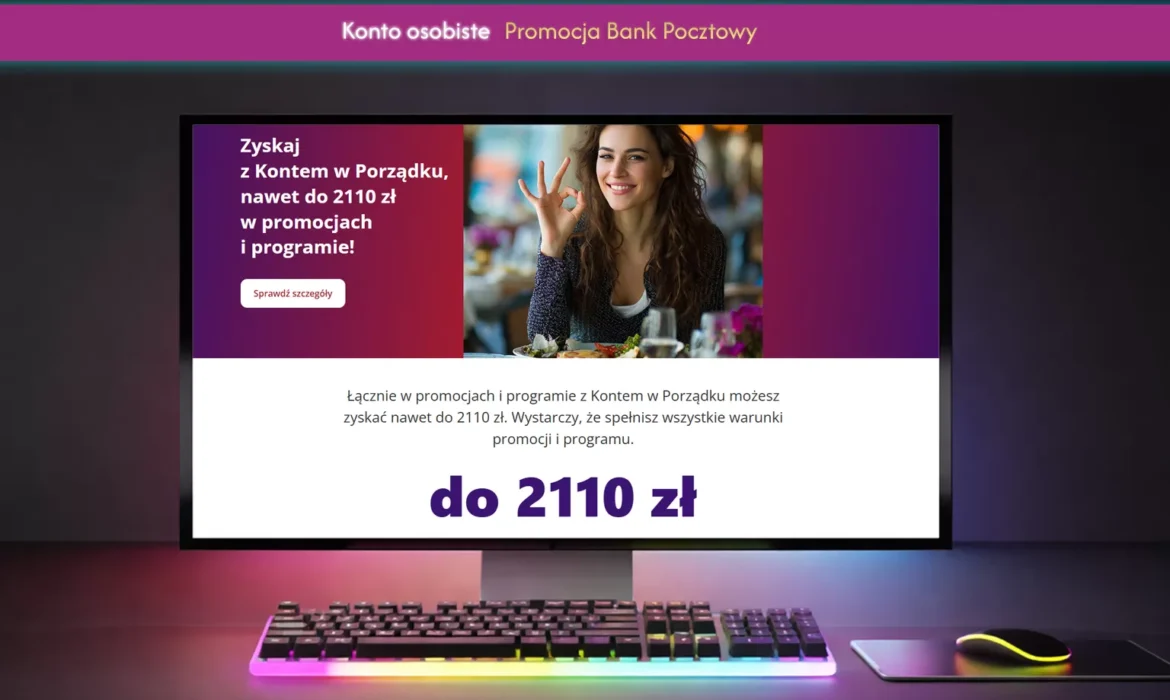 Promocja Bank Pocztowy Konto osobiste