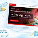 Santander konto osobiste promocja 700 zł