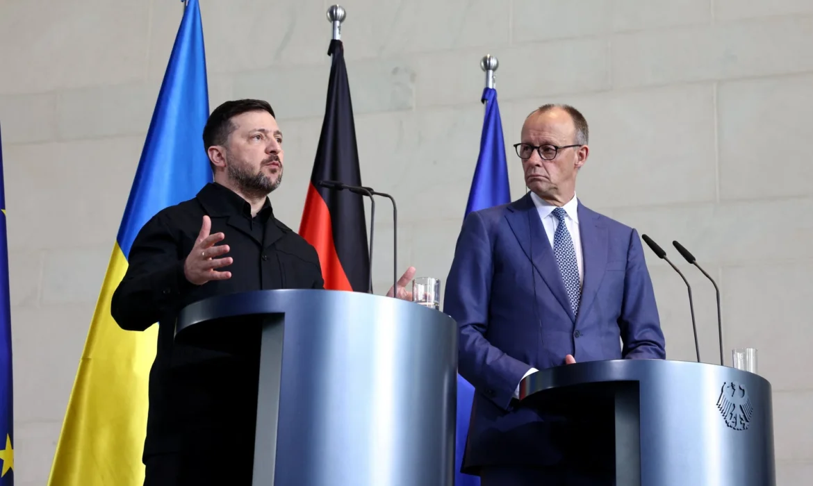 Kanclerz niemiec i Zełeński