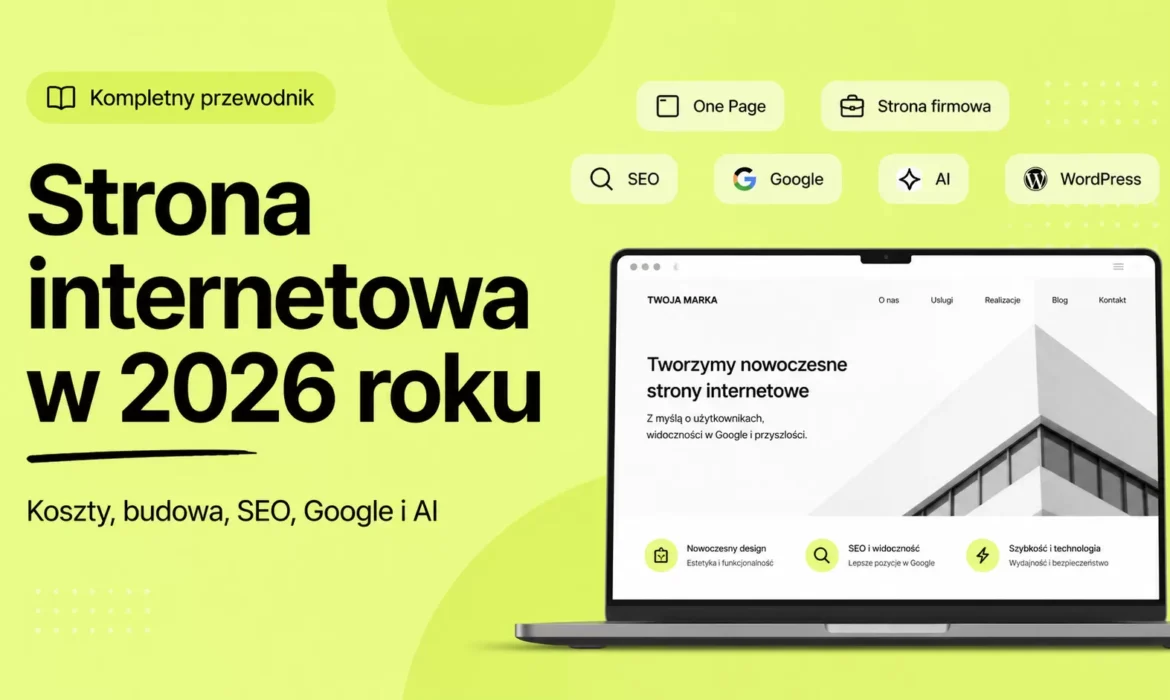 Strona internetowa w 2026 roku