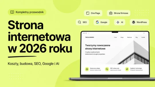 Strona internetowa w 2026 roku