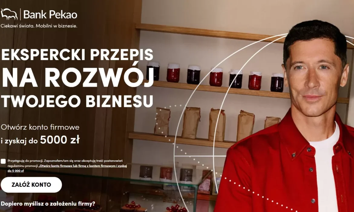 Konto firmowe PEKAO SA do 5000 zł premii
