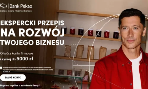 Konto firmowe Pekao – do 5000 zł premii w promocji