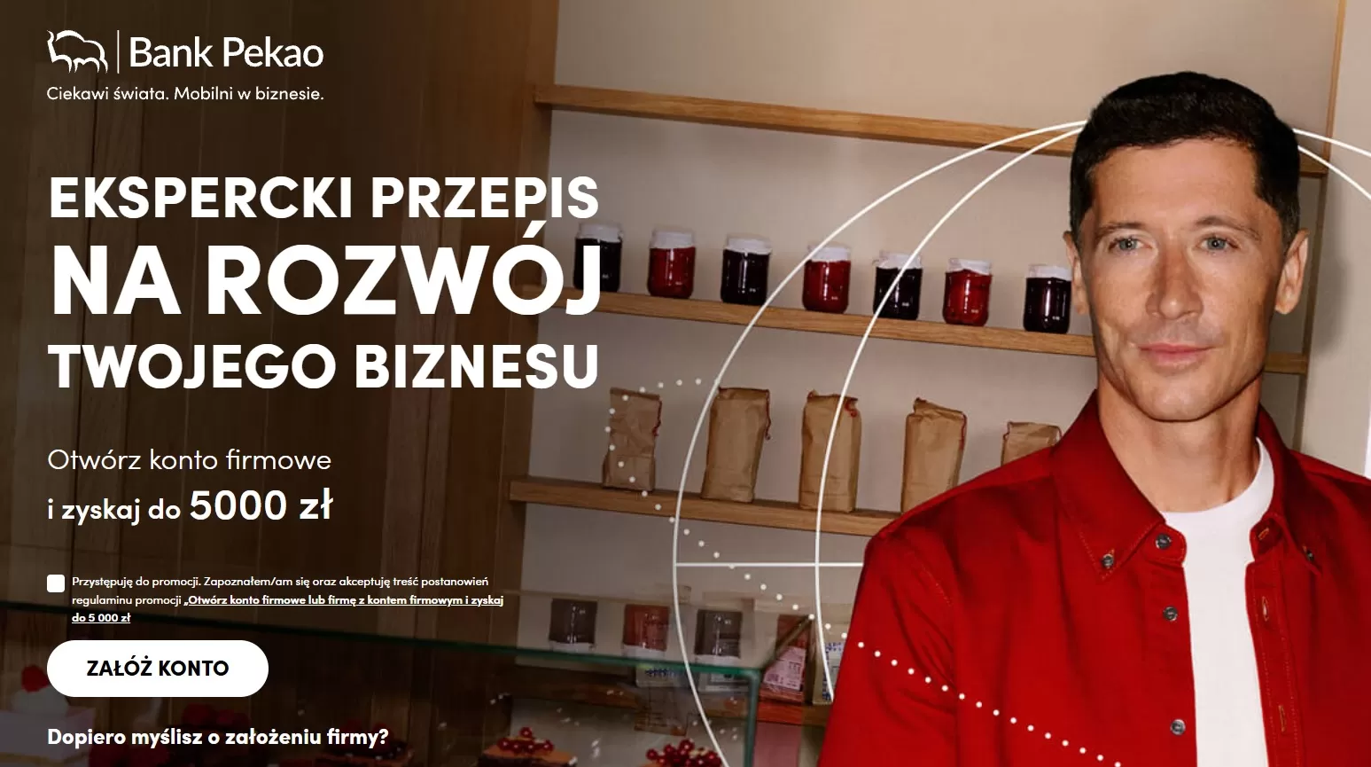 Konto firmowe Pekao – do 5000 zł premii w promocji